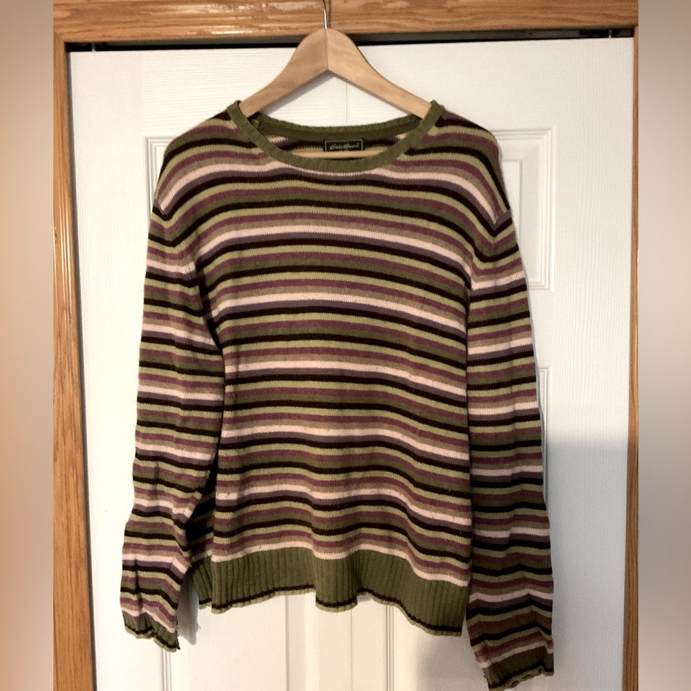 Eddie Bauer Striped Sweater XXL